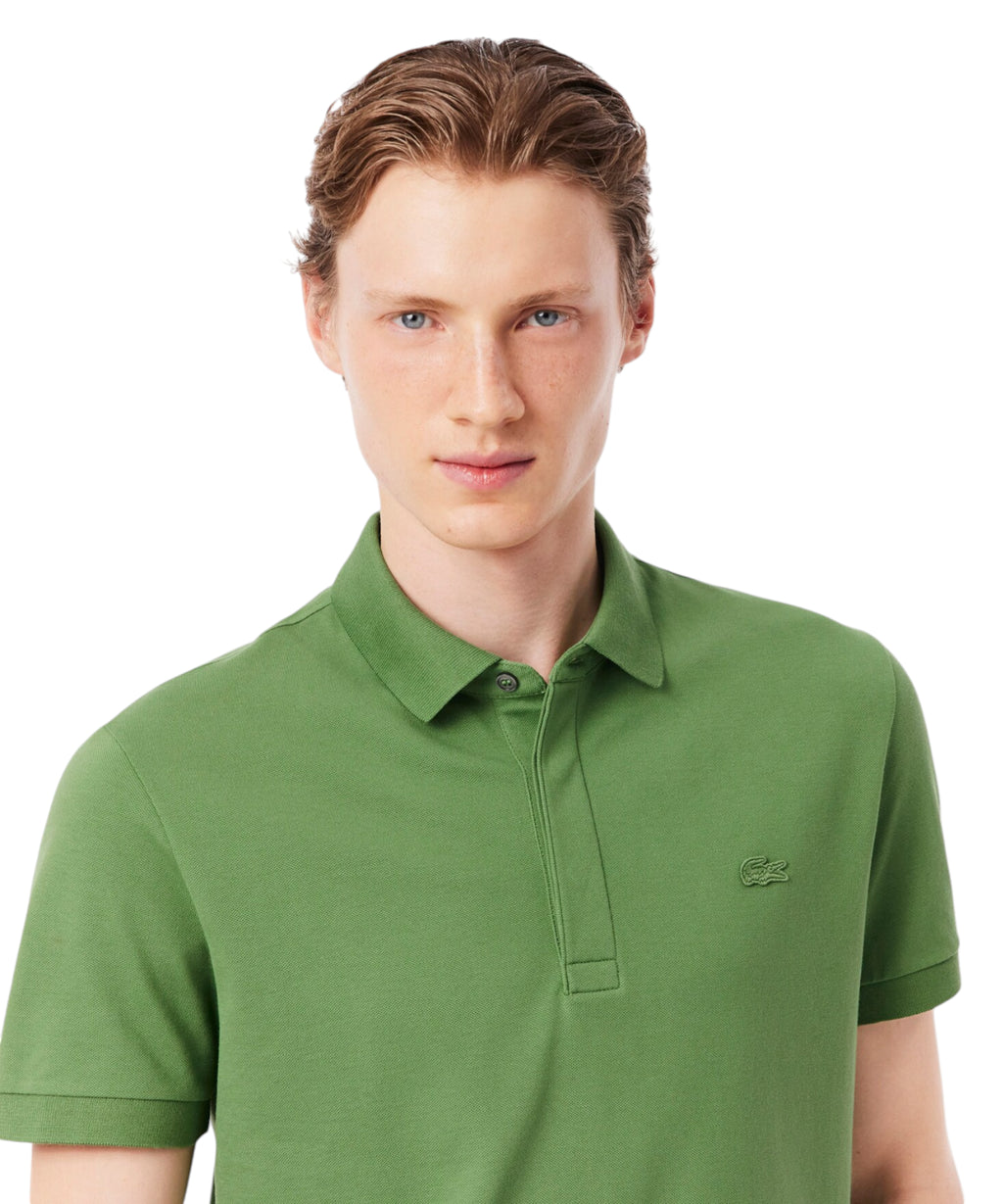 Polo Lacoste Paris coupe régulière en piqué stretch