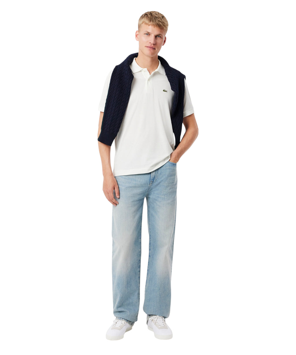 Polo Lacoste coupe classique en piqué ultra léger