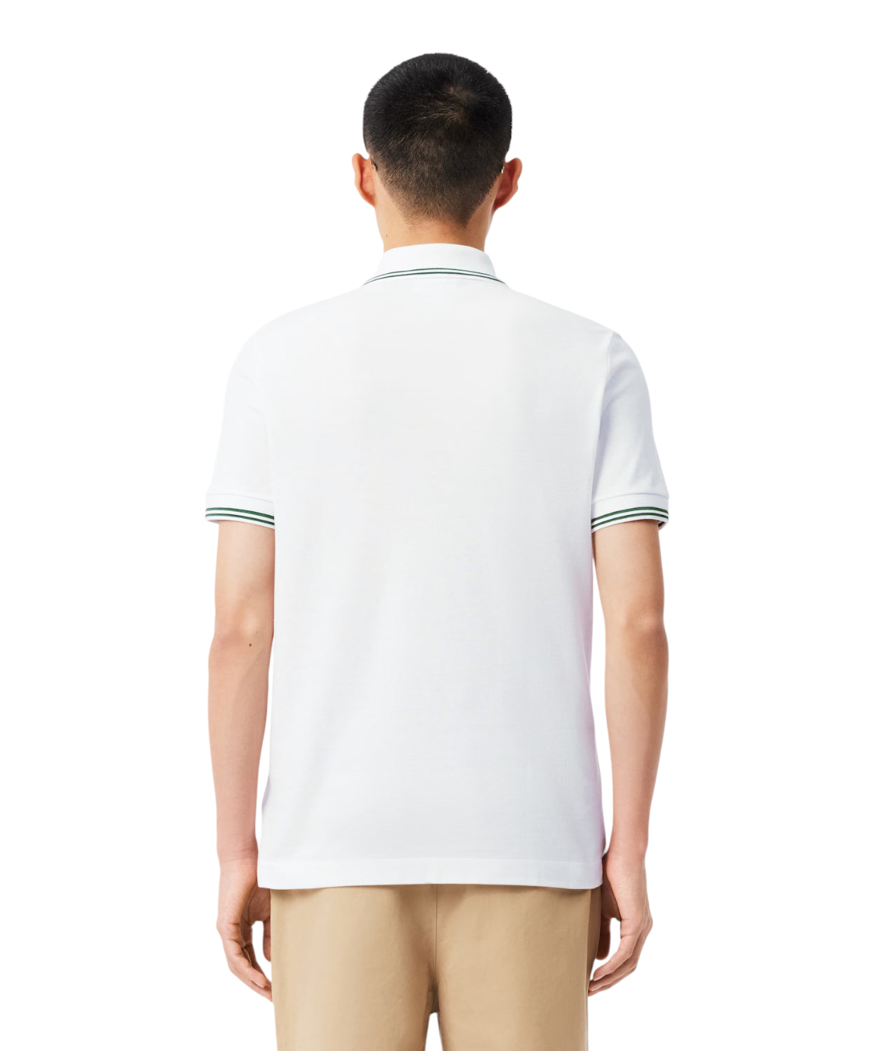 Polo Lacoste L.12.12 in Petit Piqué con Colletto a Contrasto