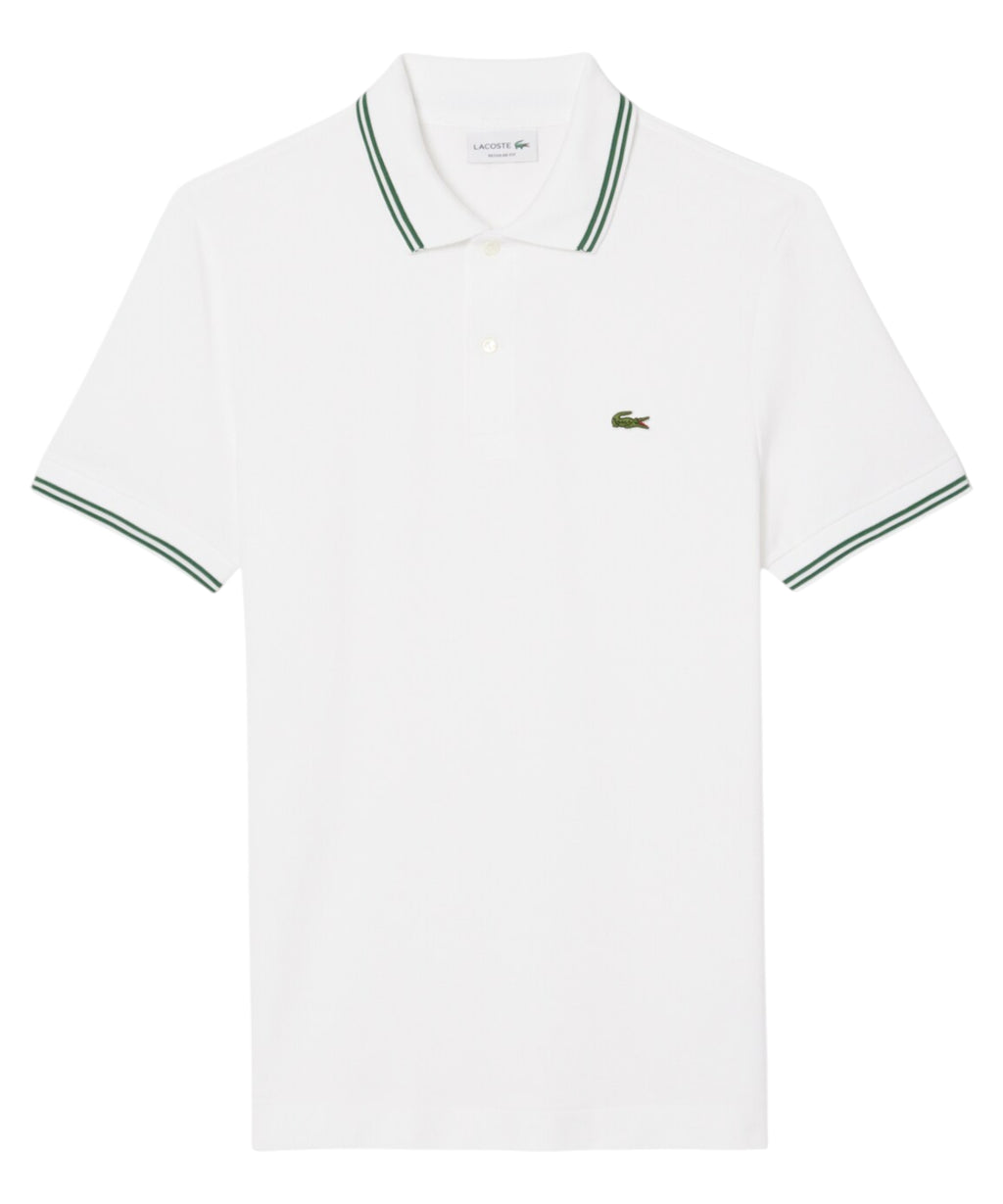 Polo Lacoste L.12.12 en Petit Piqué avec col contrasté