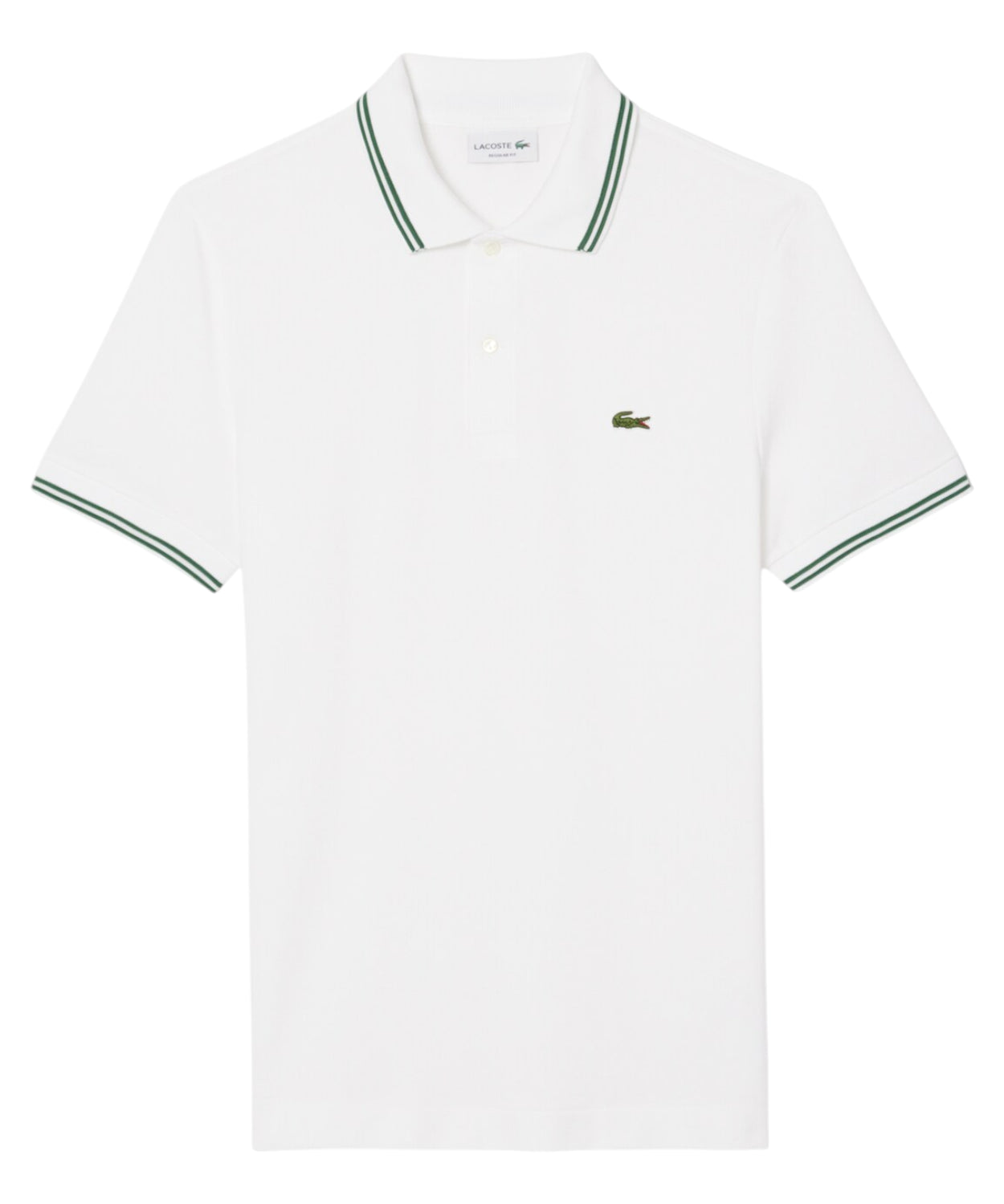 Polo Lacoste L.12.12 in Petit Piqué con Colletto a Contrasto