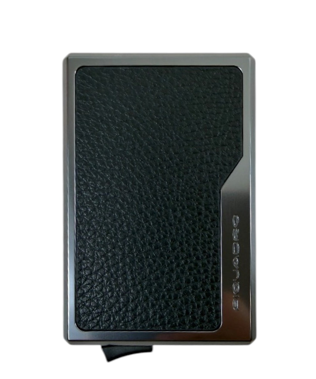 Portacarte Piquadro MagSafe RFID in Alluminio e Pelle