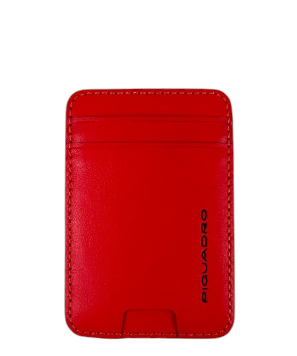 Portacarte MagSafe in Pelle Piquadro per Carte