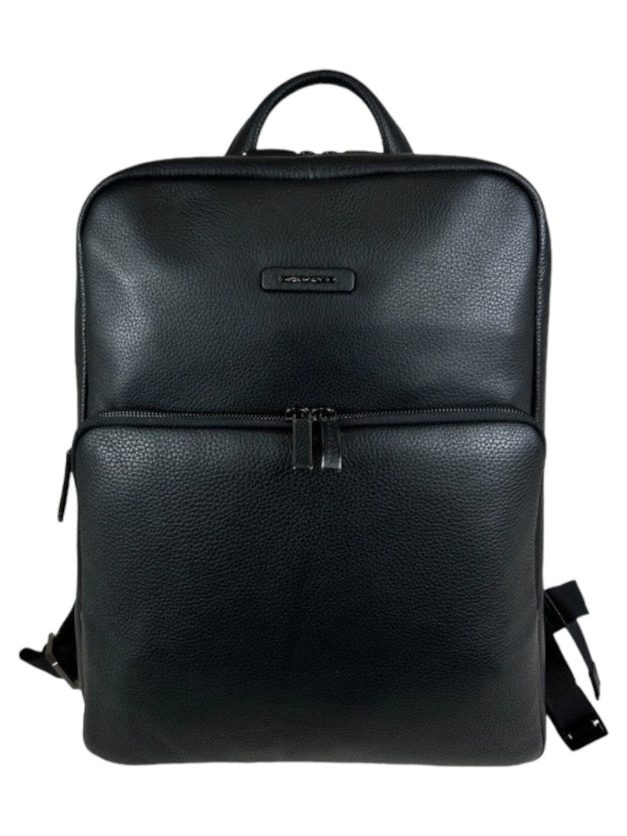 Zaino Slim in Pelle Nero-Piquadro-Zaini-Vittorio Citro Boutique