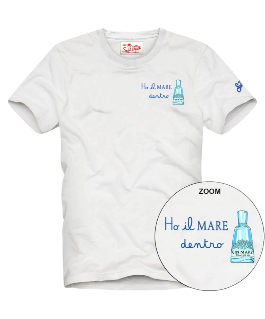T-shirt Homme Portofino avec Broderie MC2 Saint Barth