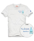 T-Shirt Uomo Portofino con Ricamo MC2 Saint Barth