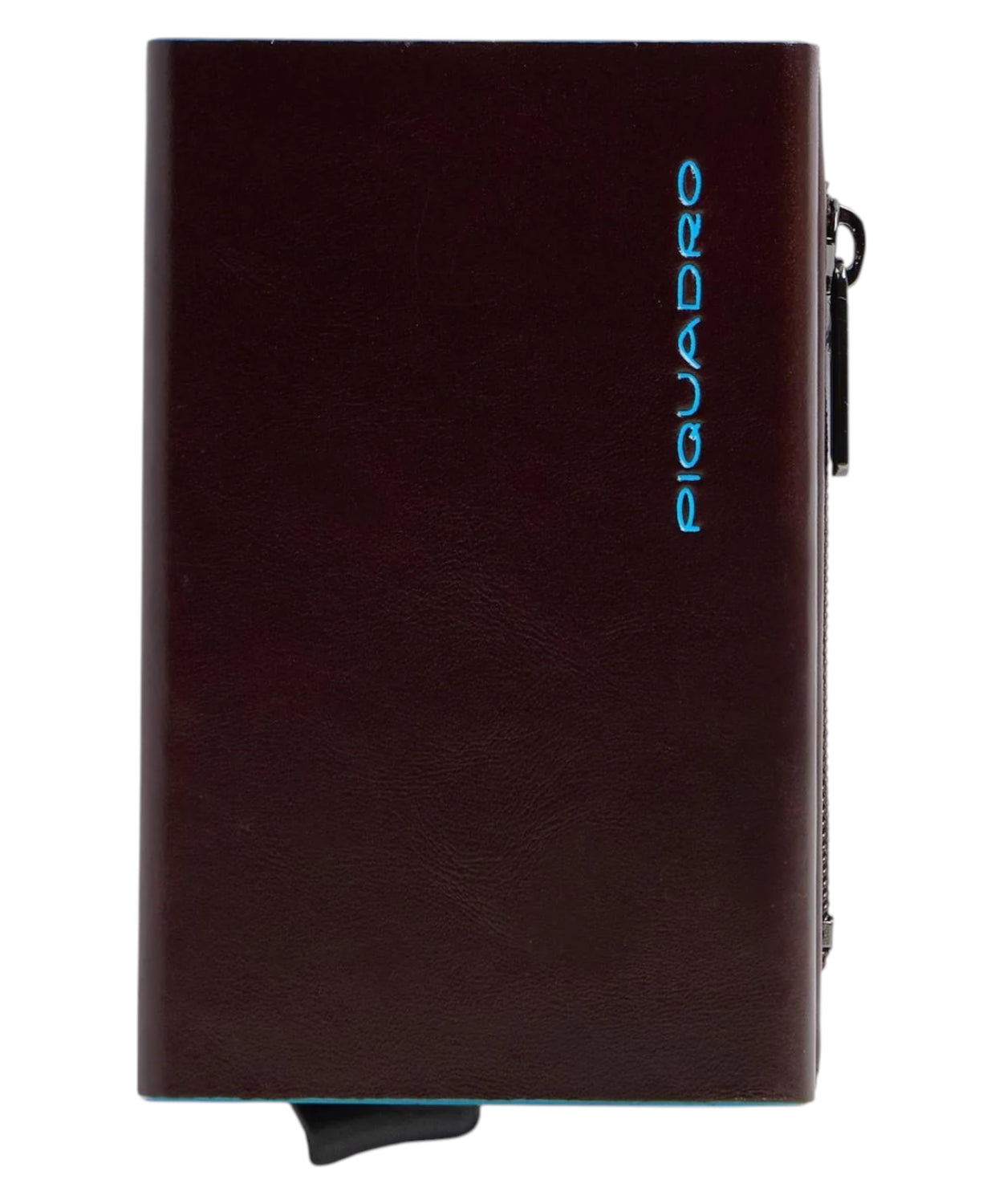 Portafoglio Uomo Compatto Automatico in Pelle e Metallo