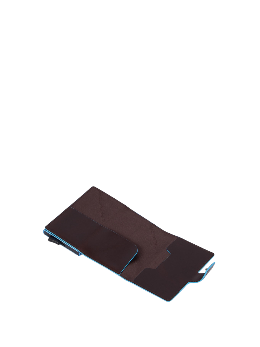 Metal credit card holder case-Piquadro-Portafogli-Vittorio Citro Boutique