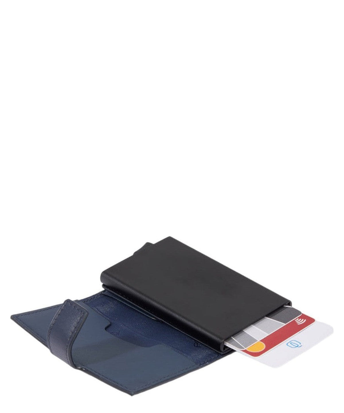 Portacarte di credito in metallo-Piquadro-Portafogli-Vittorio Citro Boutique