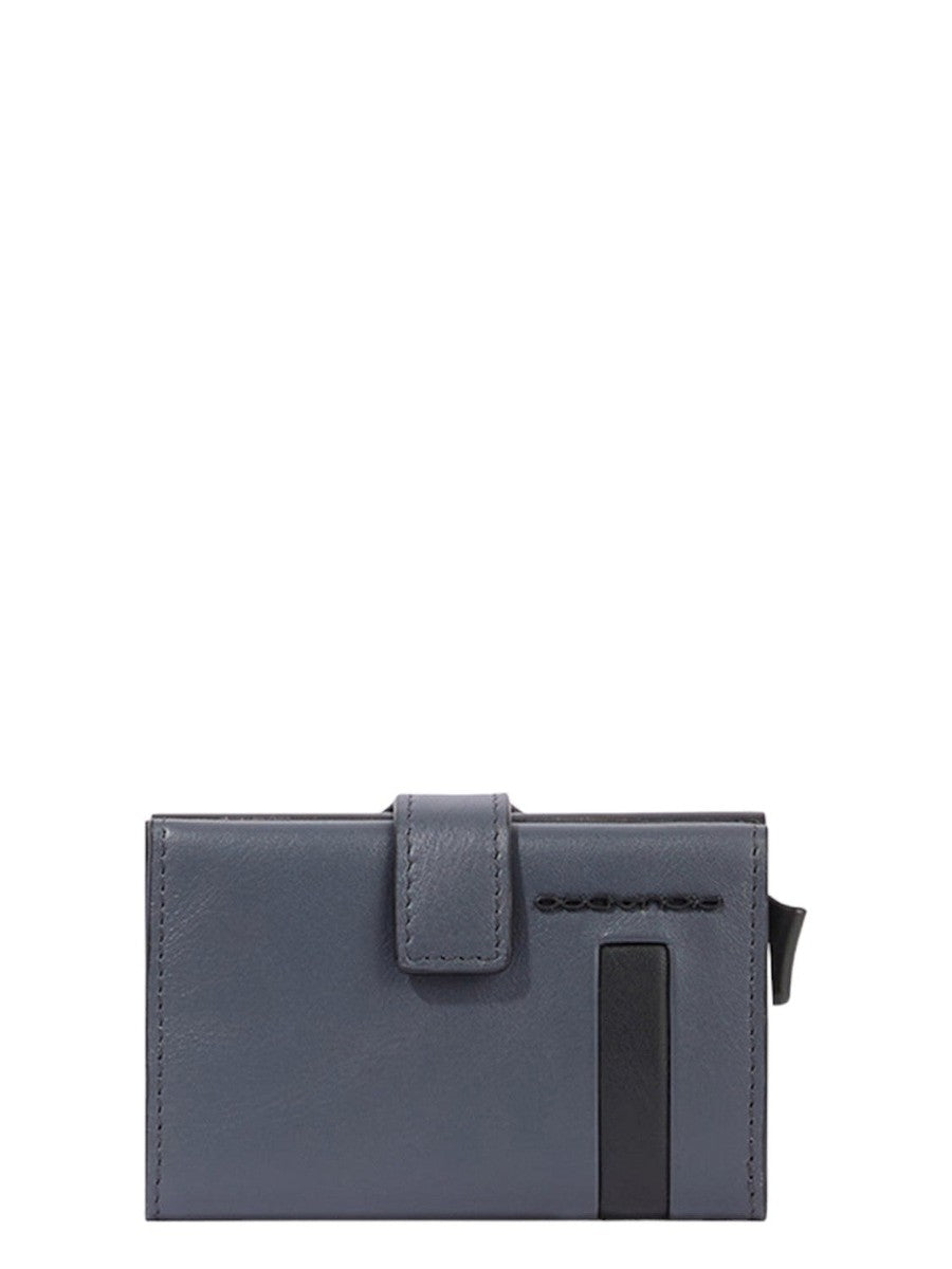 Portacarte di credito in metallo-Piquadro-Portafogli-Vittorio Citro Boutique