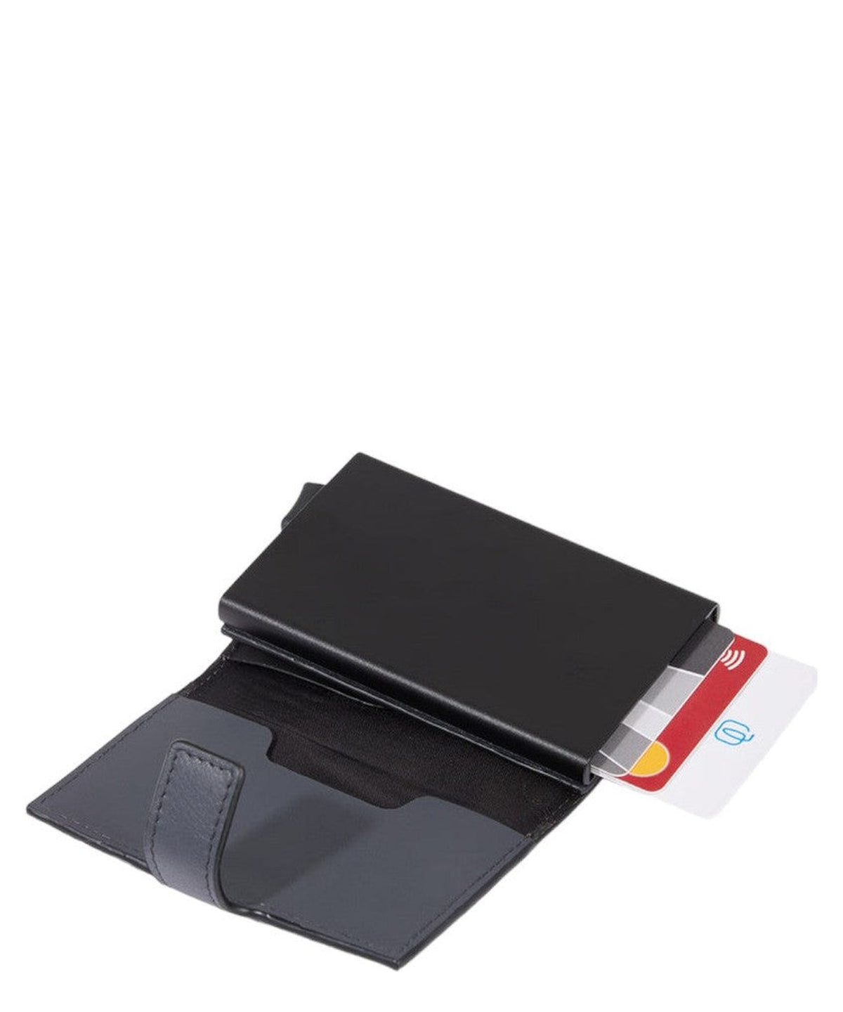 Portacarte di credito in metallo-Piquadro-Portafogli-Vittorio Citro Boutique