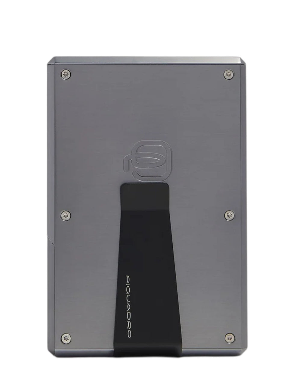 Portacarte MagSafe in Alluminio e Pelle Pratico