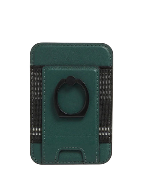 Portacarte Piquadro MagSafe in Pelle con Anello Pratico