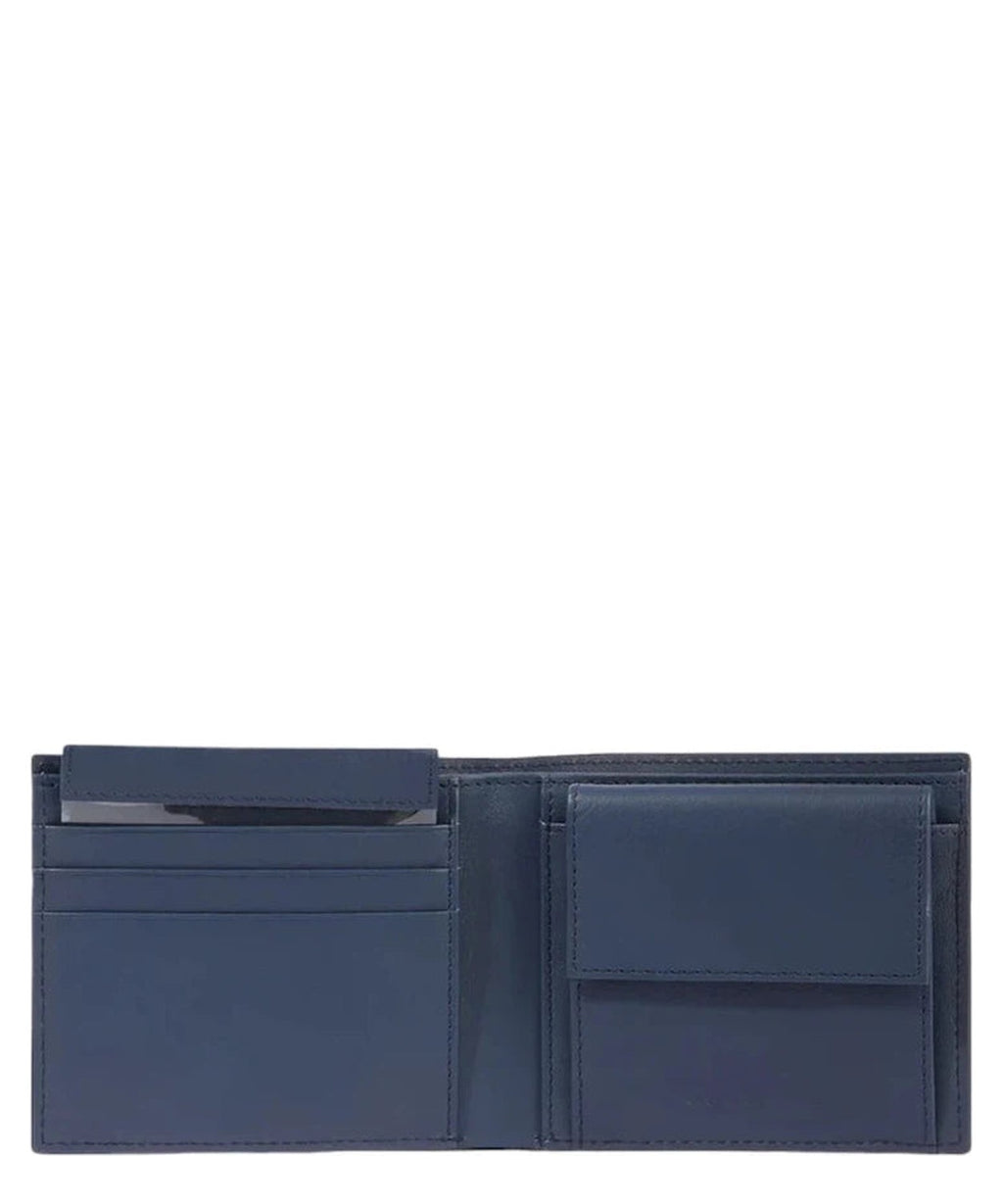 Portafoglio con portamonete-Piquadro-Portafogli-Vittorio Citro Boutique