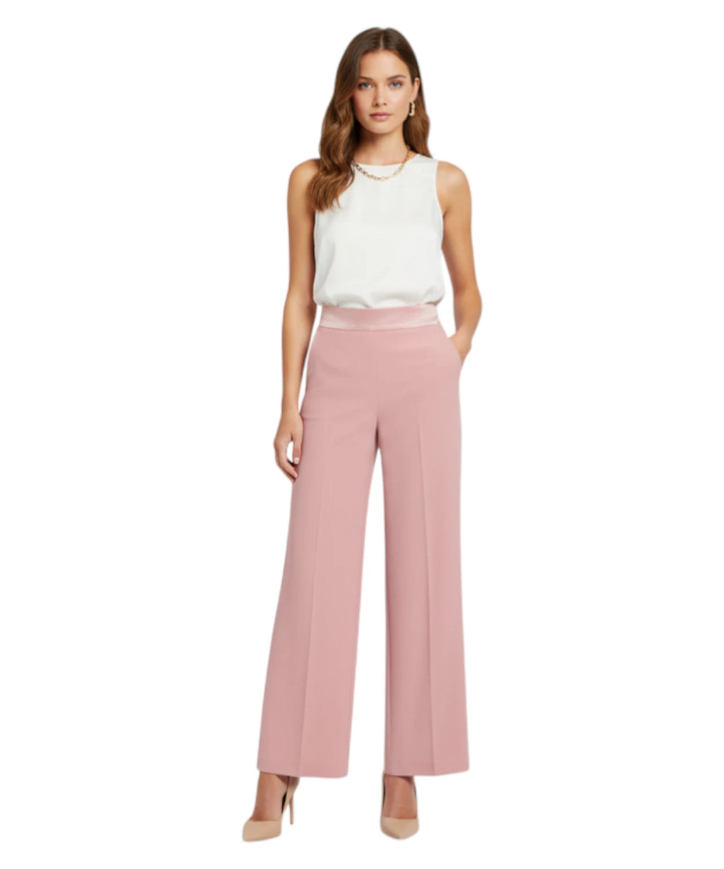 MARELLA Pantalon Femme en Crêpe Satin