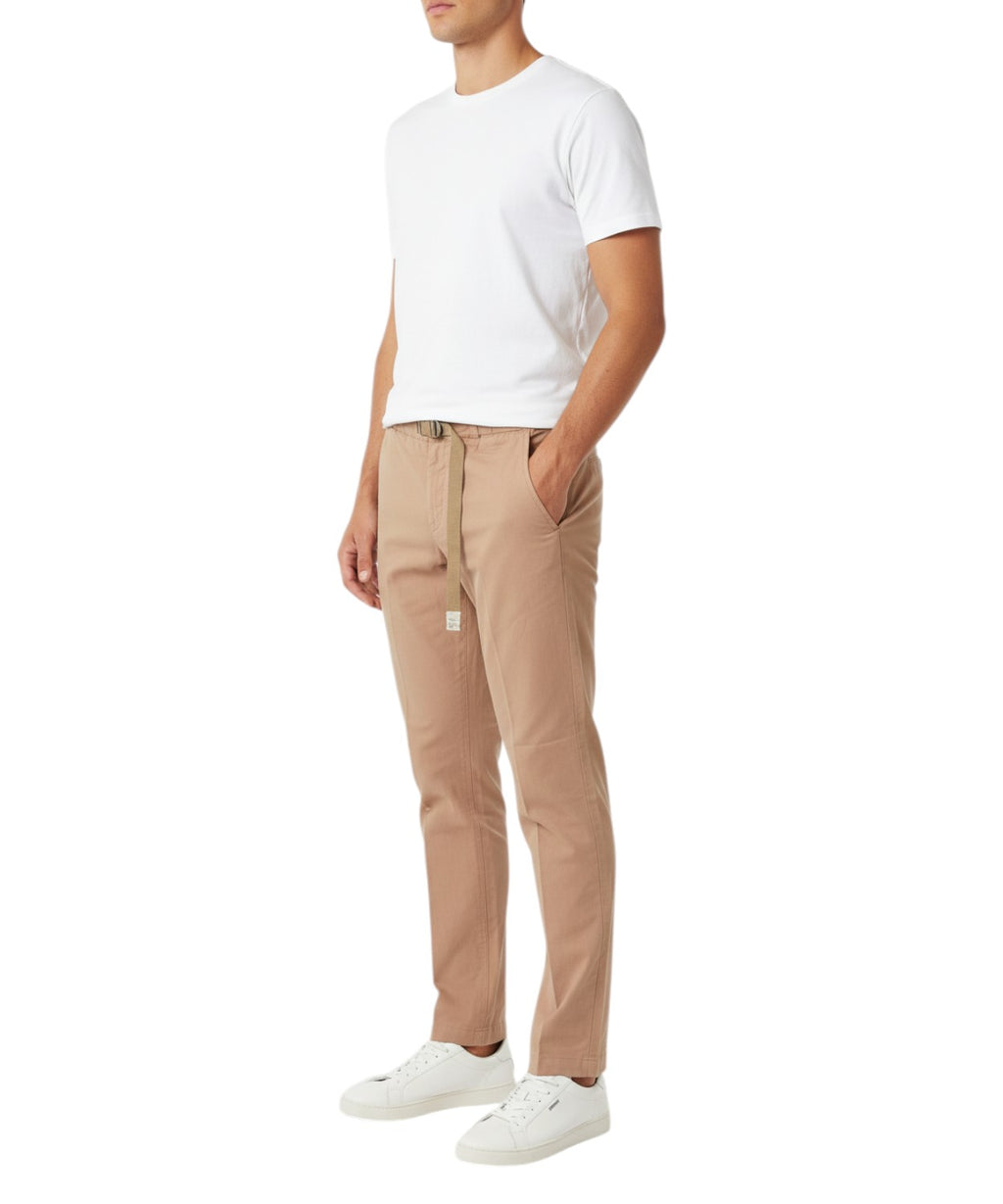 Pantalon GREG Homme White Sand avec Ceinture Réglable