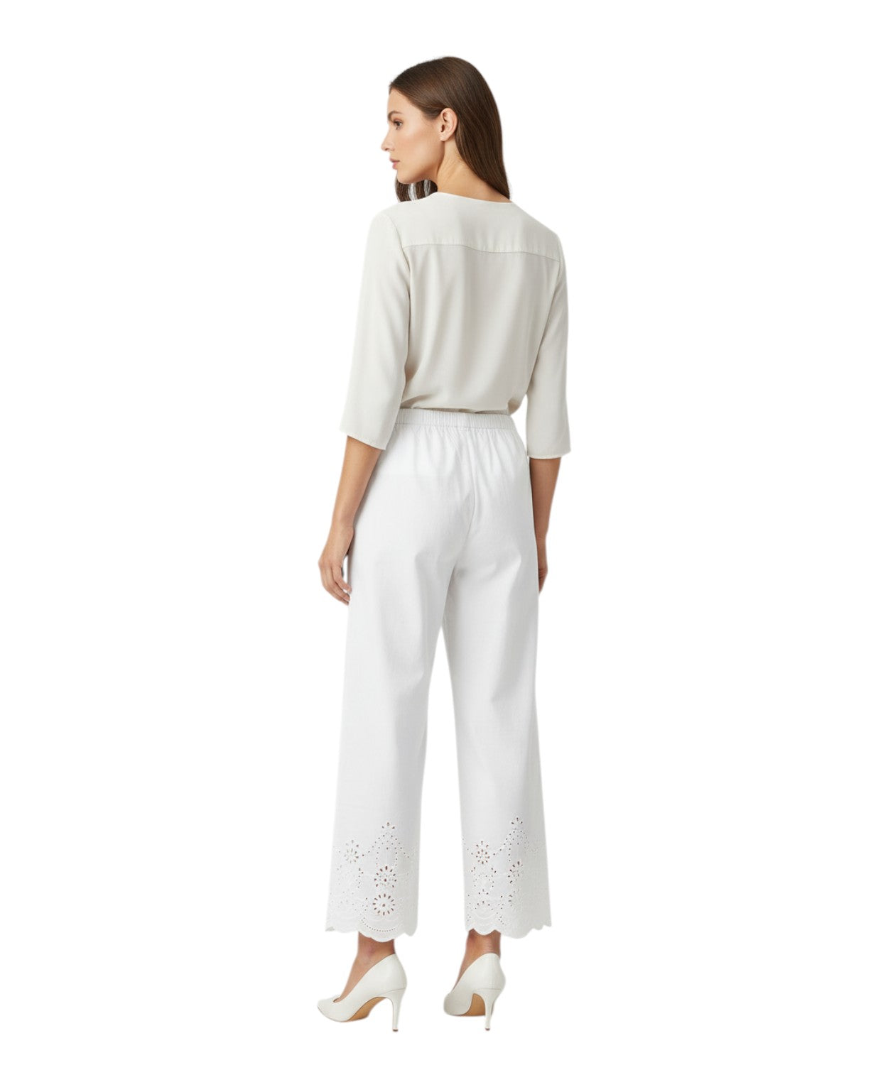 Pantalon femme Inez en dentelle sangallo MC2 Saint Barth