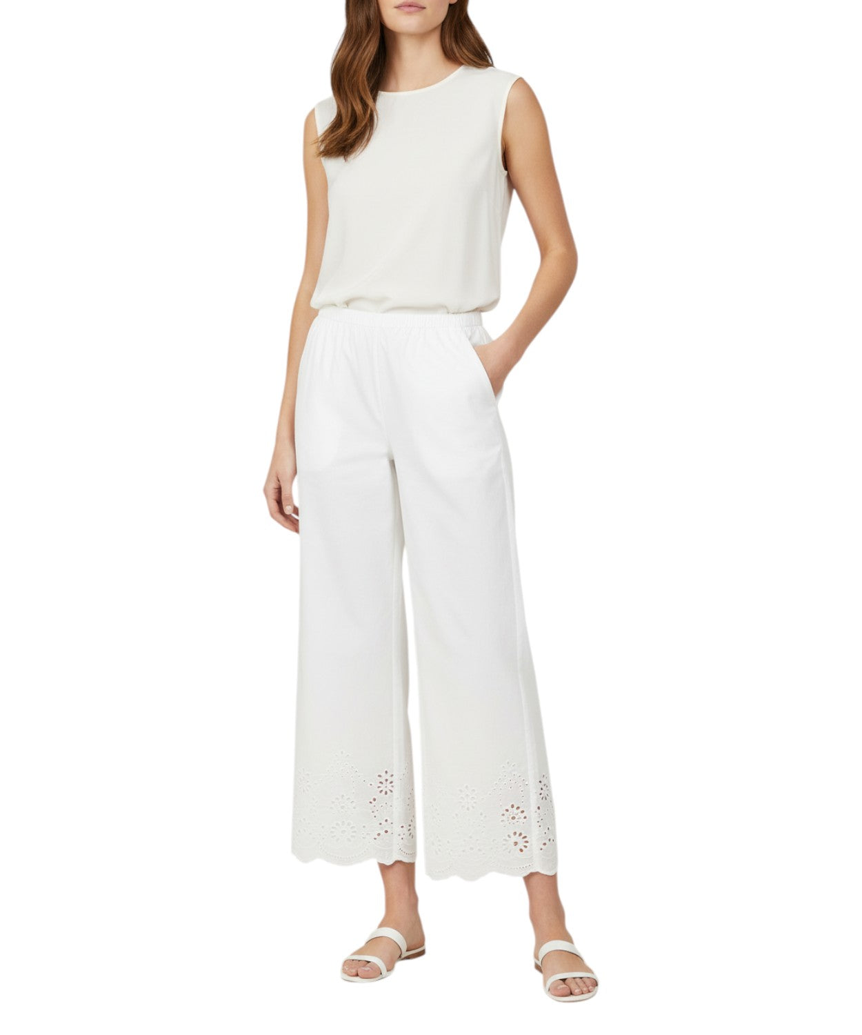 Pantalon femme Inez en dentelle sangallo MC2 Saint Barth