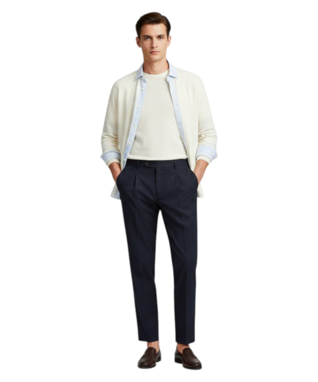 Pantalon homme élégant Be Able Riccardo avec pince