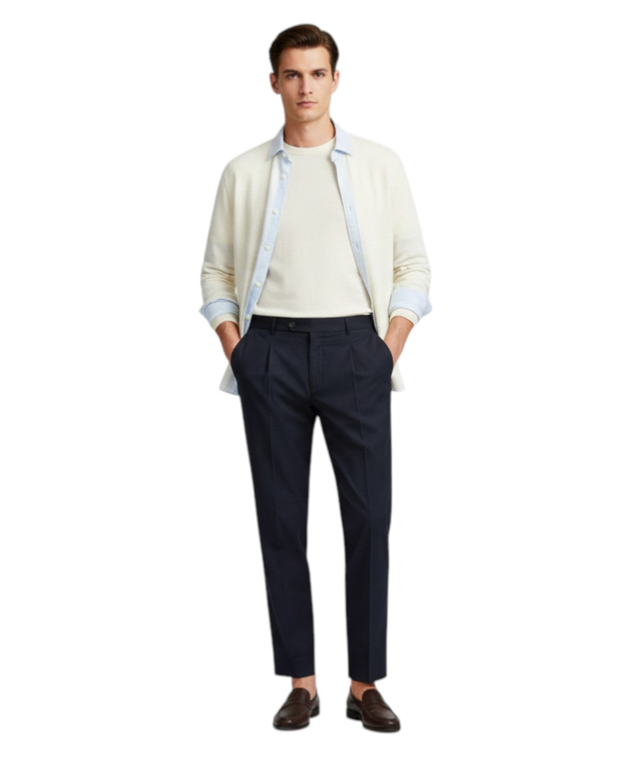 Pantalone uomo elegante Be Able Riccardo con Pince