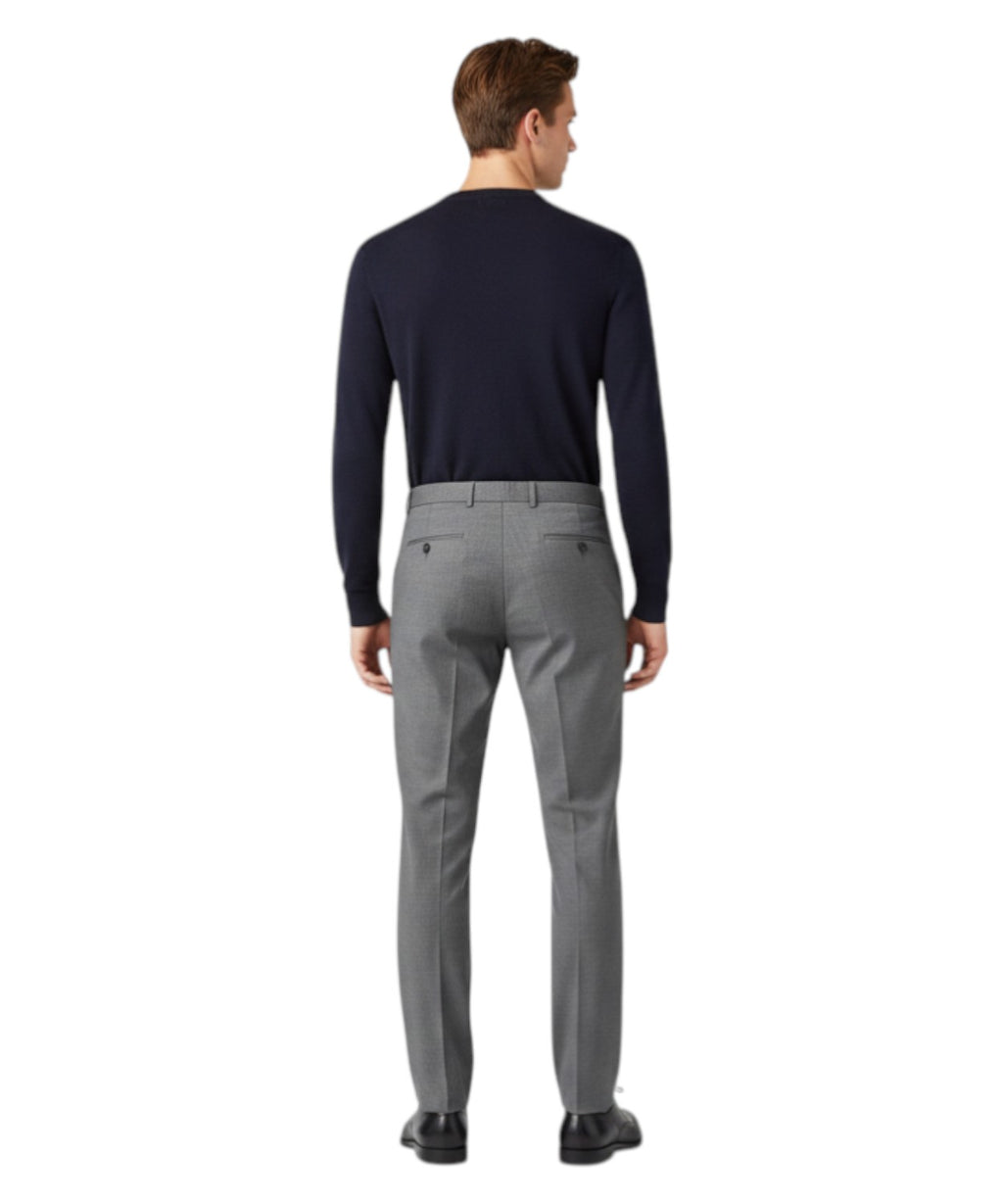 Be Able pantalon homme ANDY avec boucle et pli central