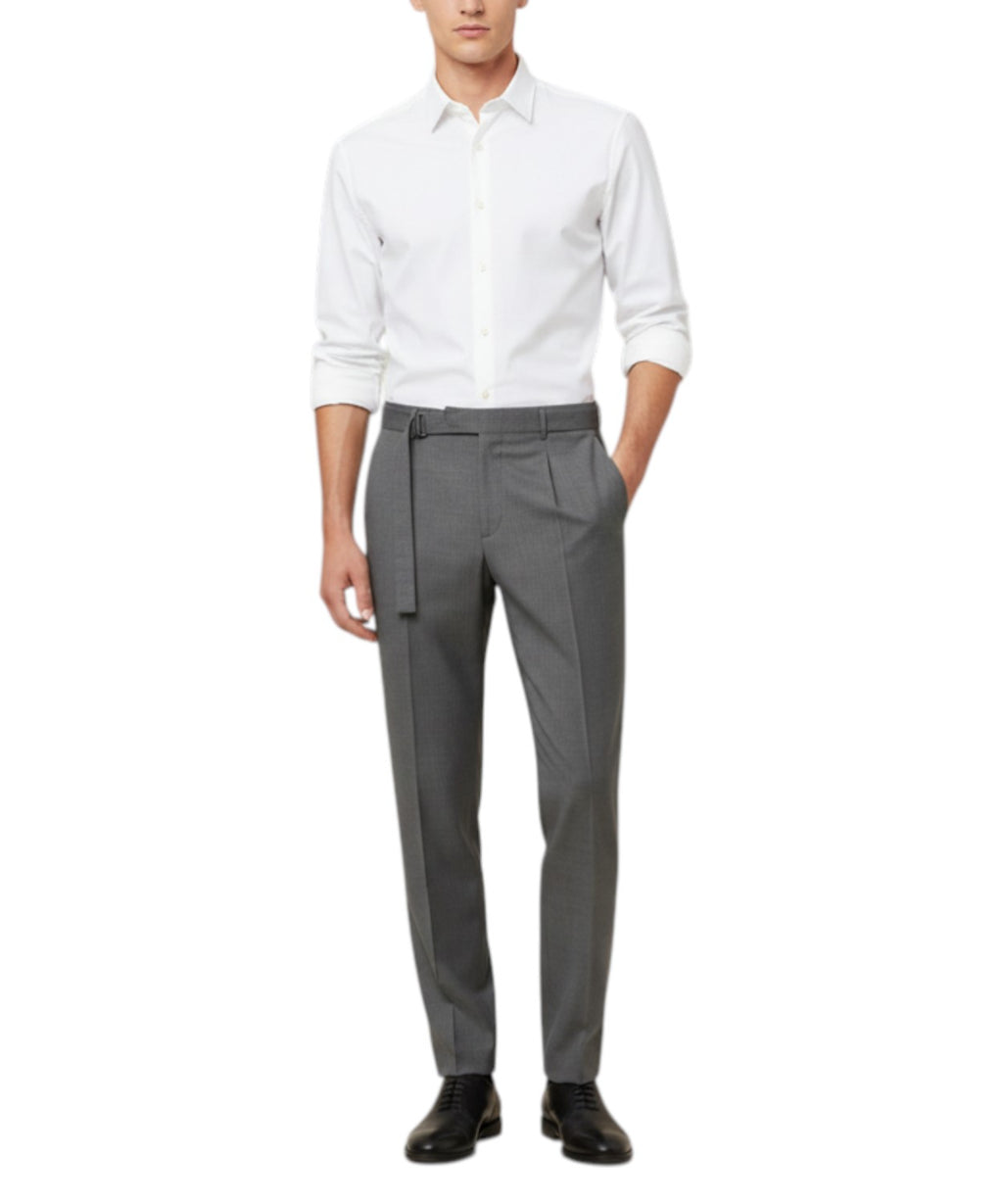 Be Able pantalon homme ANDY avec boucle et pli central