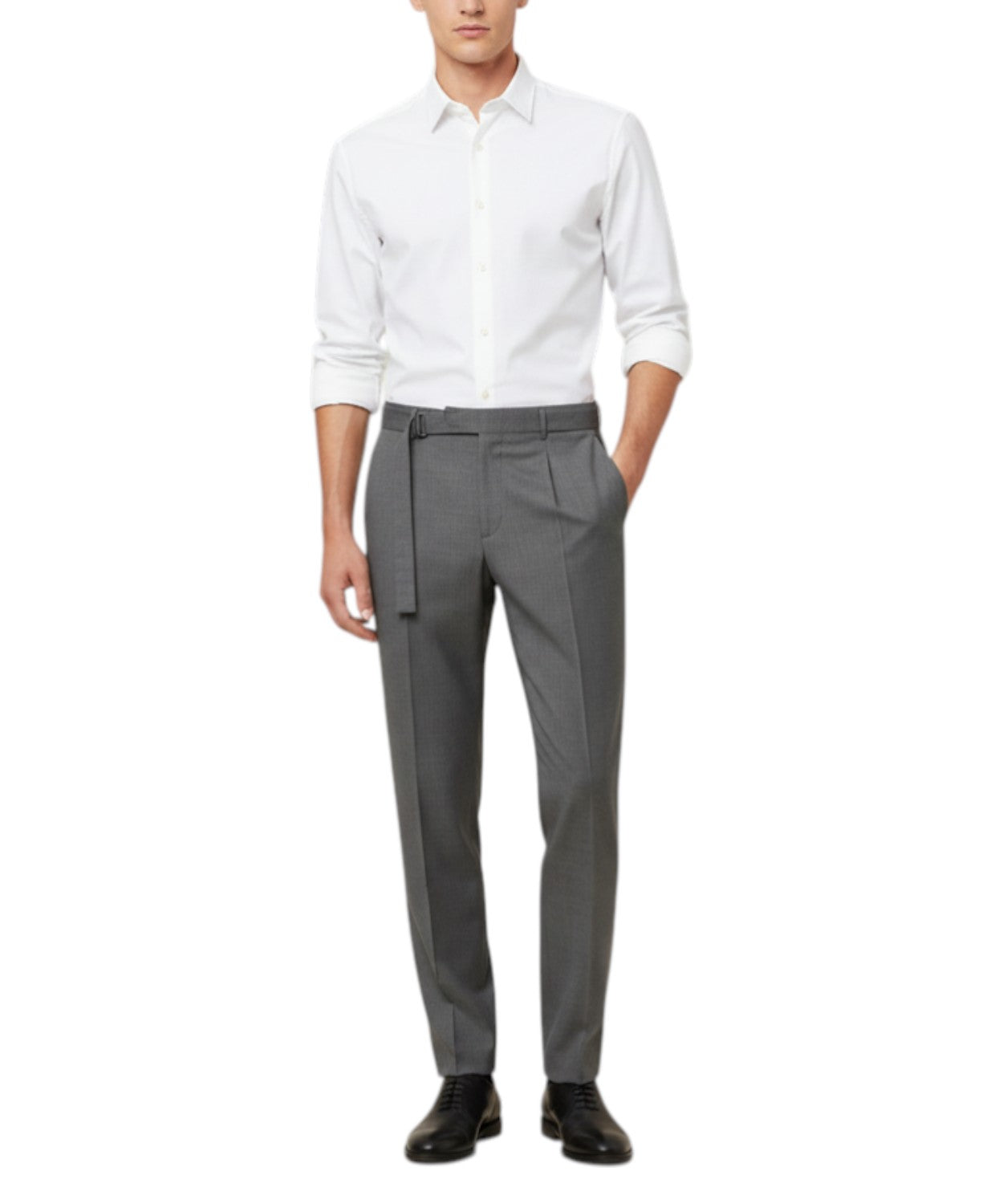 Be Able pantalone uomo ANDY con fibbia e piega centrale