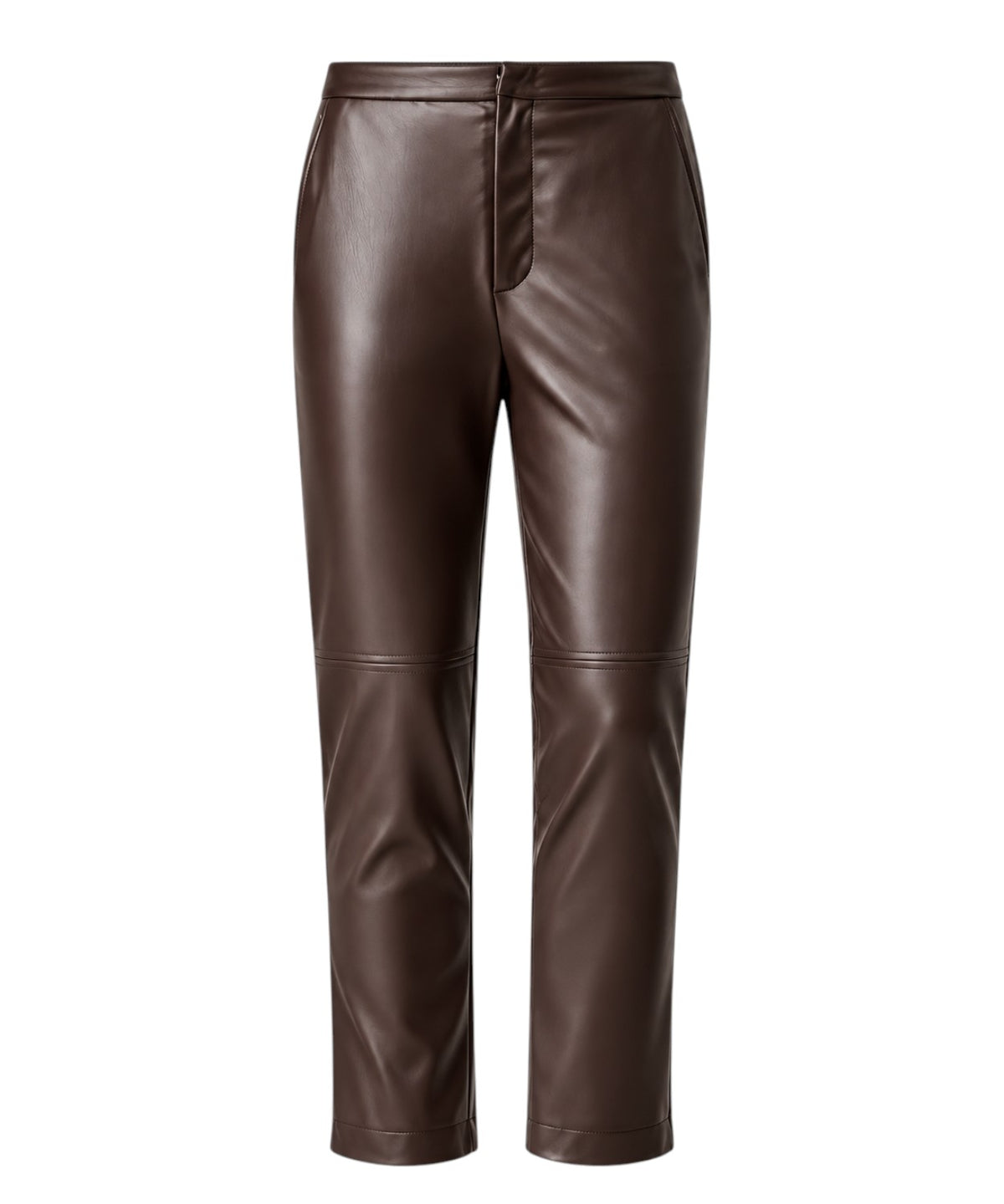 Pantalons femme Twinset en similicuir taille haute