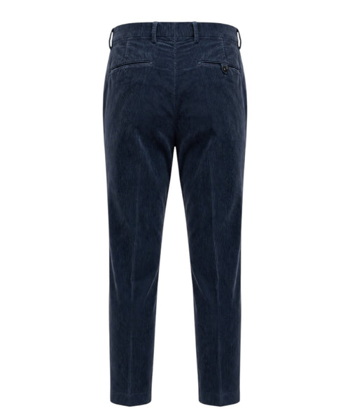 Pantalons Homme Michael Coal côtelés avec plis
