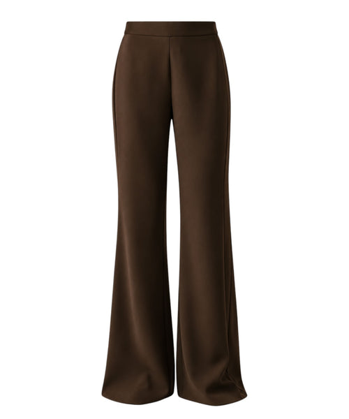 Pantalons Twinset taille haute à jambes évasées