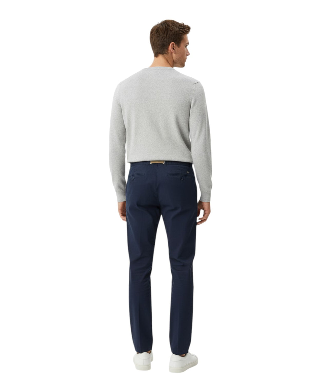 Pantalon GREG Homme White Sand avec Élastique à la Taille