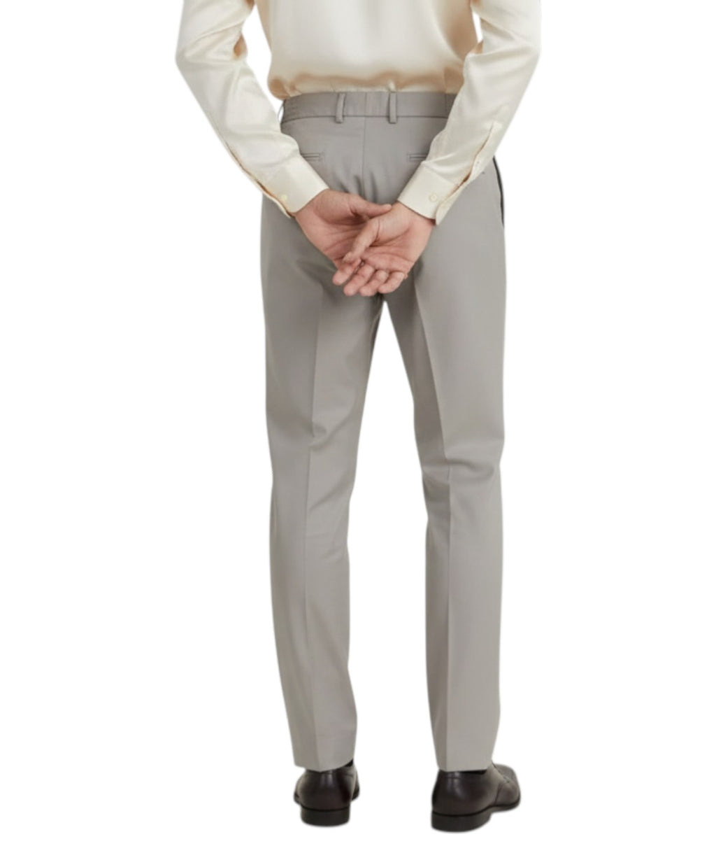 Pantalon Homme Gris Double Pince Be Able Sammy