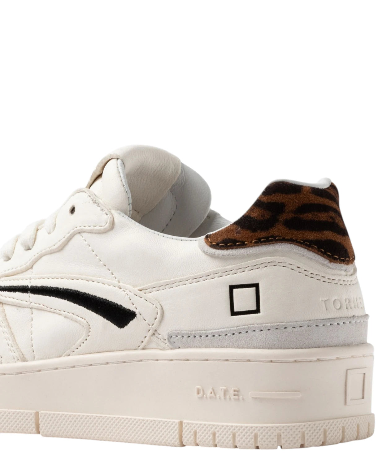 Sneakers D.A.T.E. Torneo Pure Animalier White Leopard
