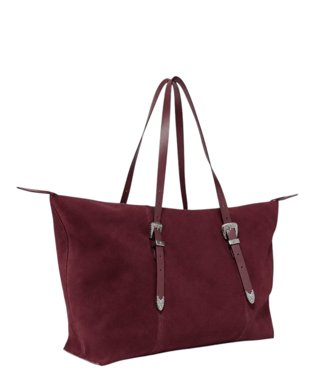 Sac cabas Pinko en daim avec détails d’inspiration texane