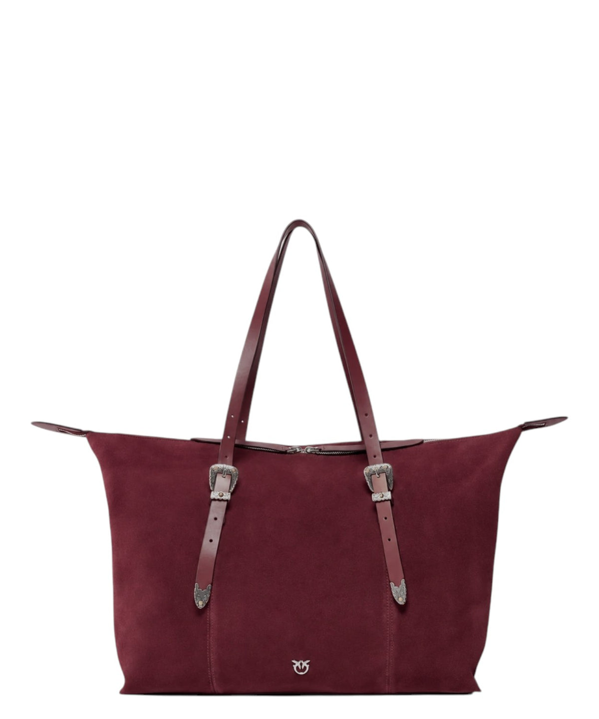 Sac cabas Pinko en daim avec détails d’inspiration texane