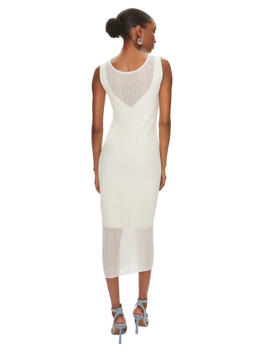 Dune Abito Midi in Crêpe Trasparente-Pinko-Abiti-Vittorio Citro Boutique