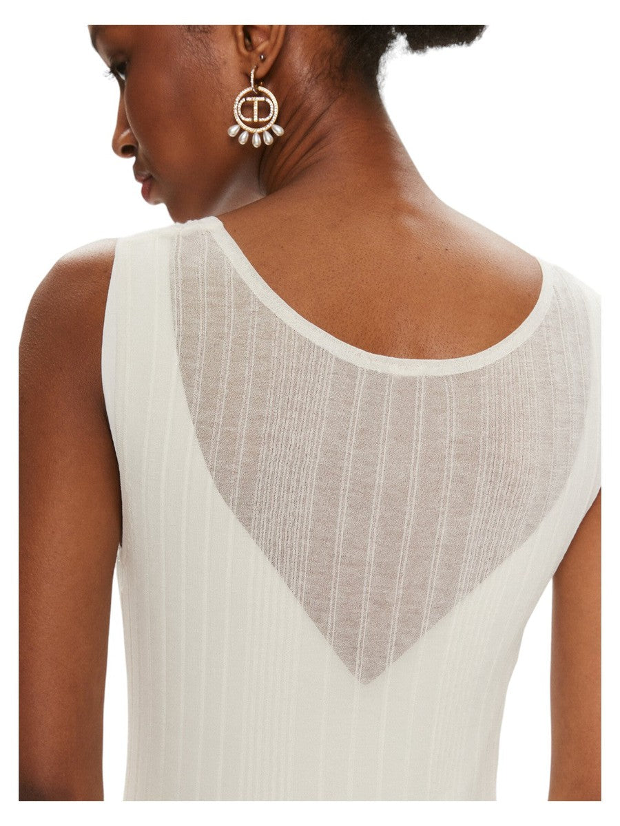 Dune Abito Midi in Crêpe Trasparente-Pinko-Abiti-Vittorio Citro Boutique