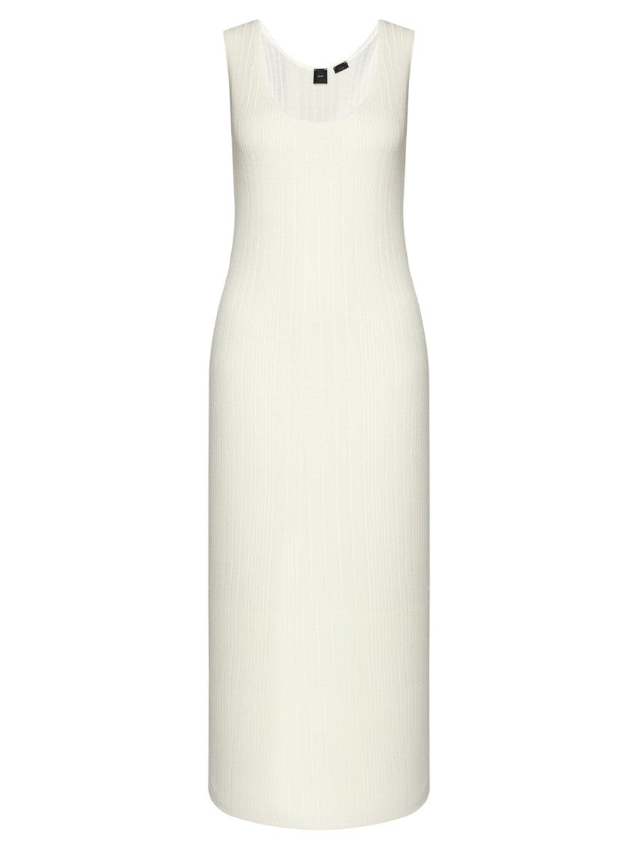 Dune Abito Midi in Crêpe Trasparente-Pinko-Abiti-Vittorio Citro Boutique