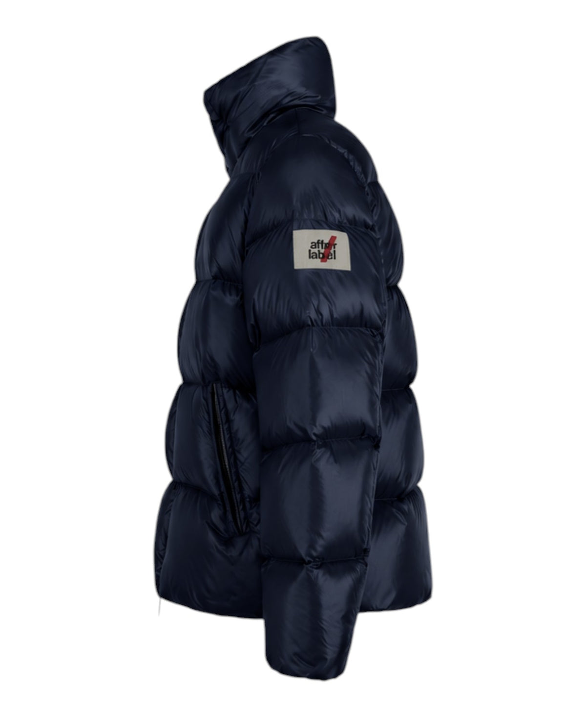 Doudoune Homme After Label Chamonix en nylon brillant ultraléger