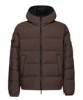 Doudoune Homme After Label Pinzolo en nylon extensible mat