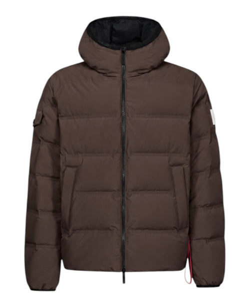 Doudoune Homme After Label Pinzolo en nylon extensible mat