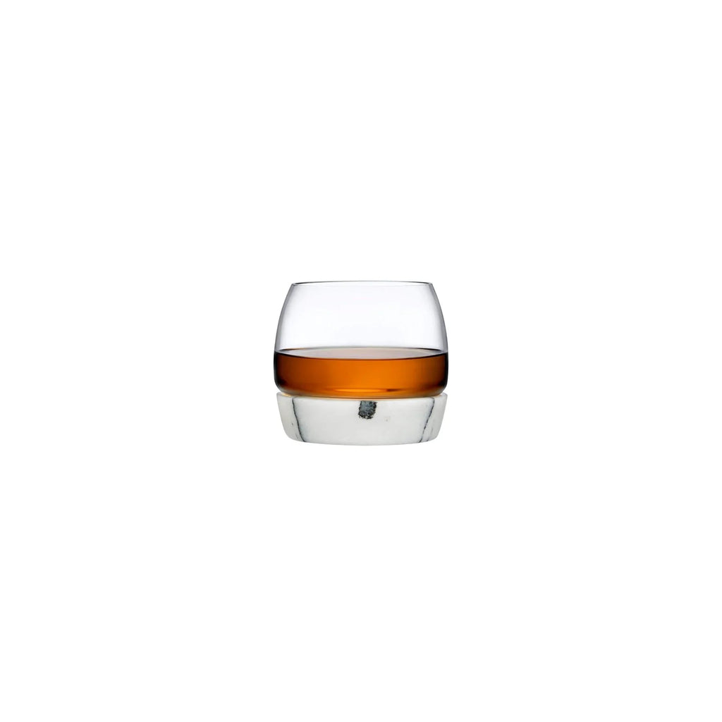 Bicchiere da whisky Chill con base in marmo