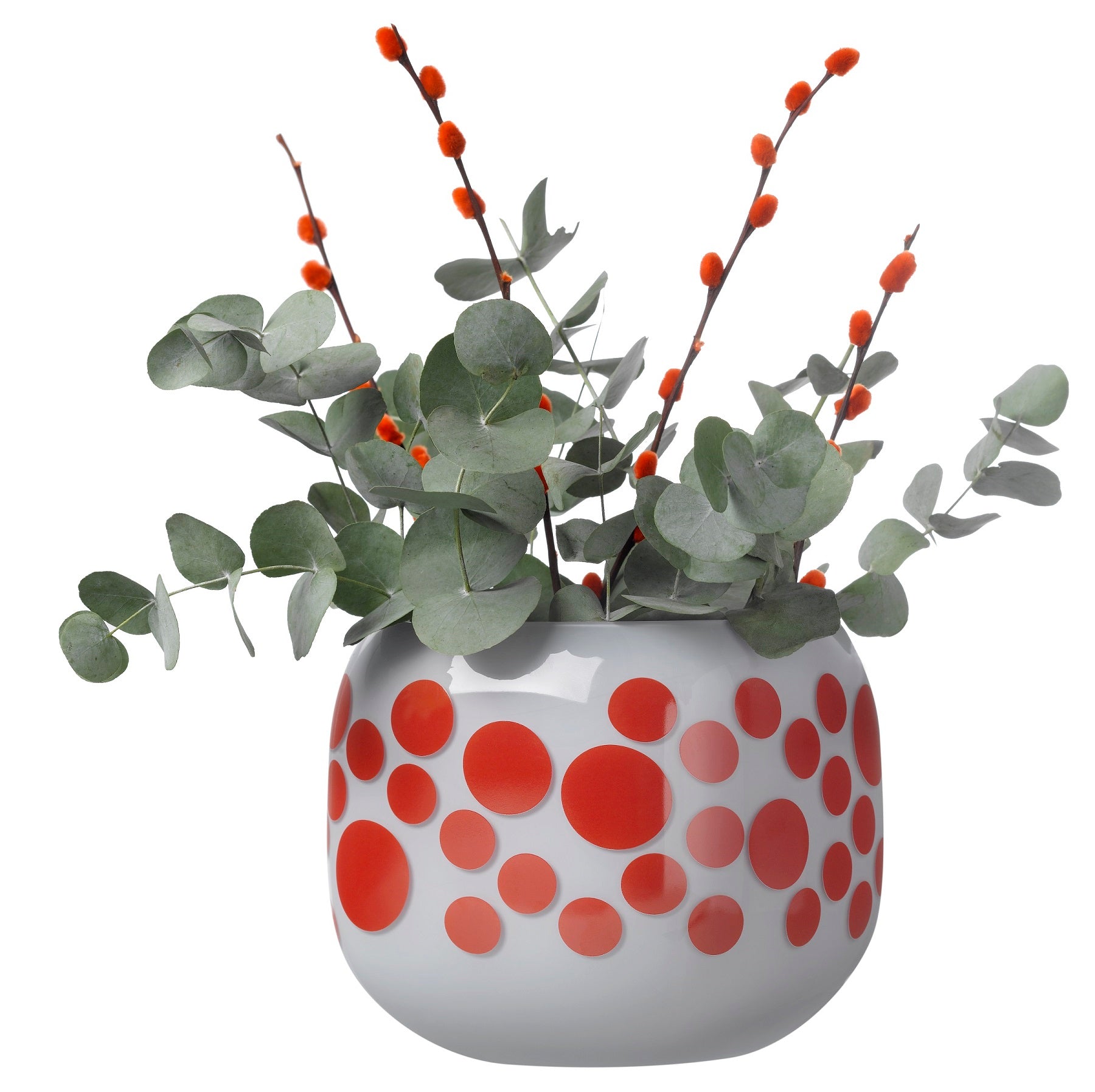 Mono Box Vase Medium Polka Dotted-NUDE EU-Vasi-Vittorio Citro Boutique