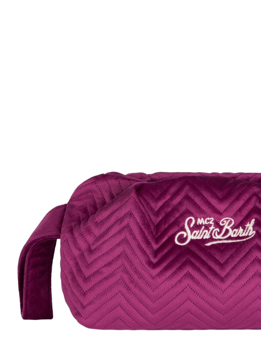 Pochette in velluto trapuntato-Mc2 Saint Barth-Pochette-Vittorio Citro Boutique