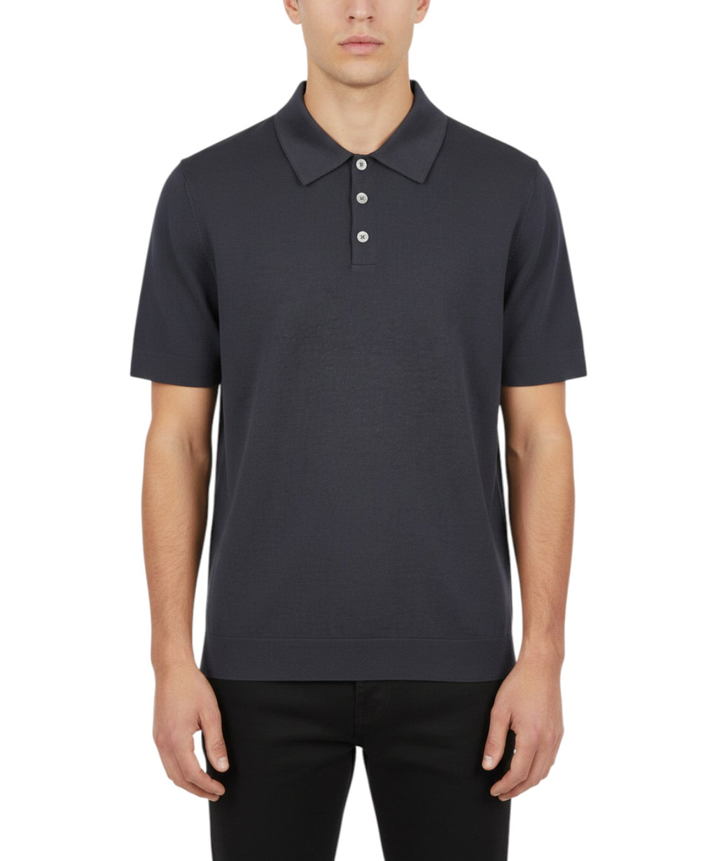Polo homme en coton stretch Alpha Studio