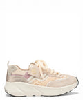 Baskets femme Primabase Fuji en daim et paillettes
