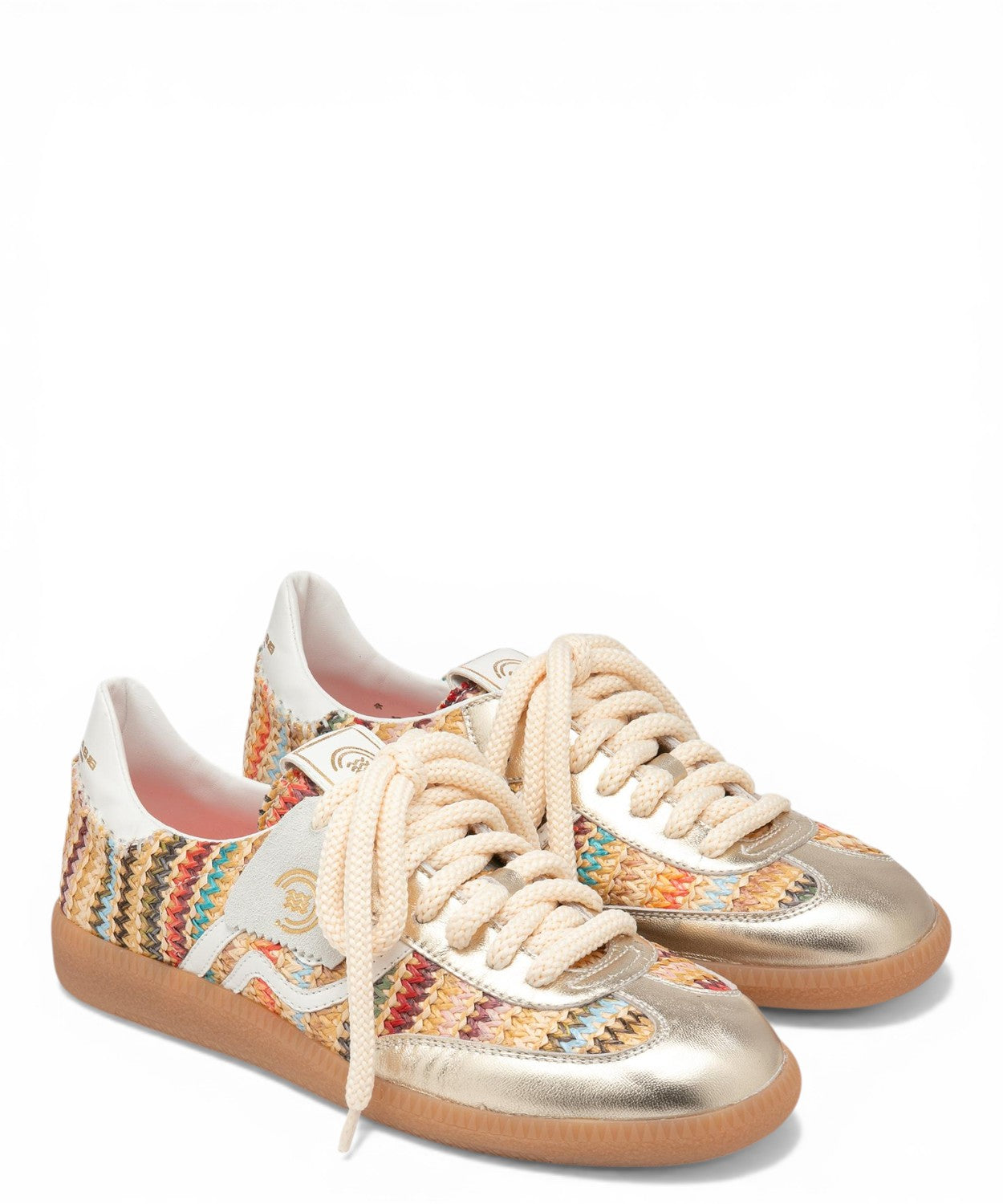 Sneaker polo multicolore à lacets corde