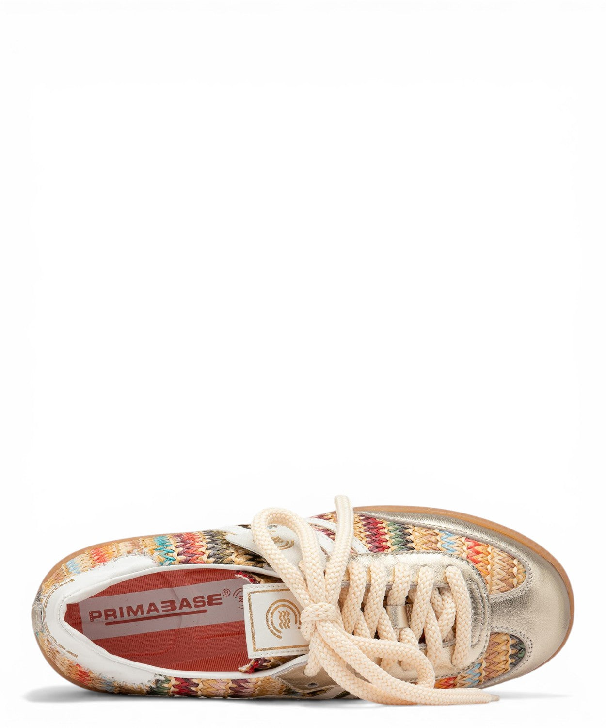 Sneaker polo multicolore à lacets corde