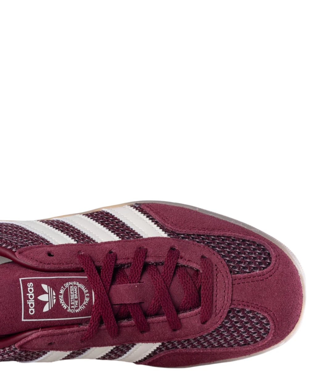 Baskets adidas Gazelle Indoor femme Shadow Red Wonder Beige