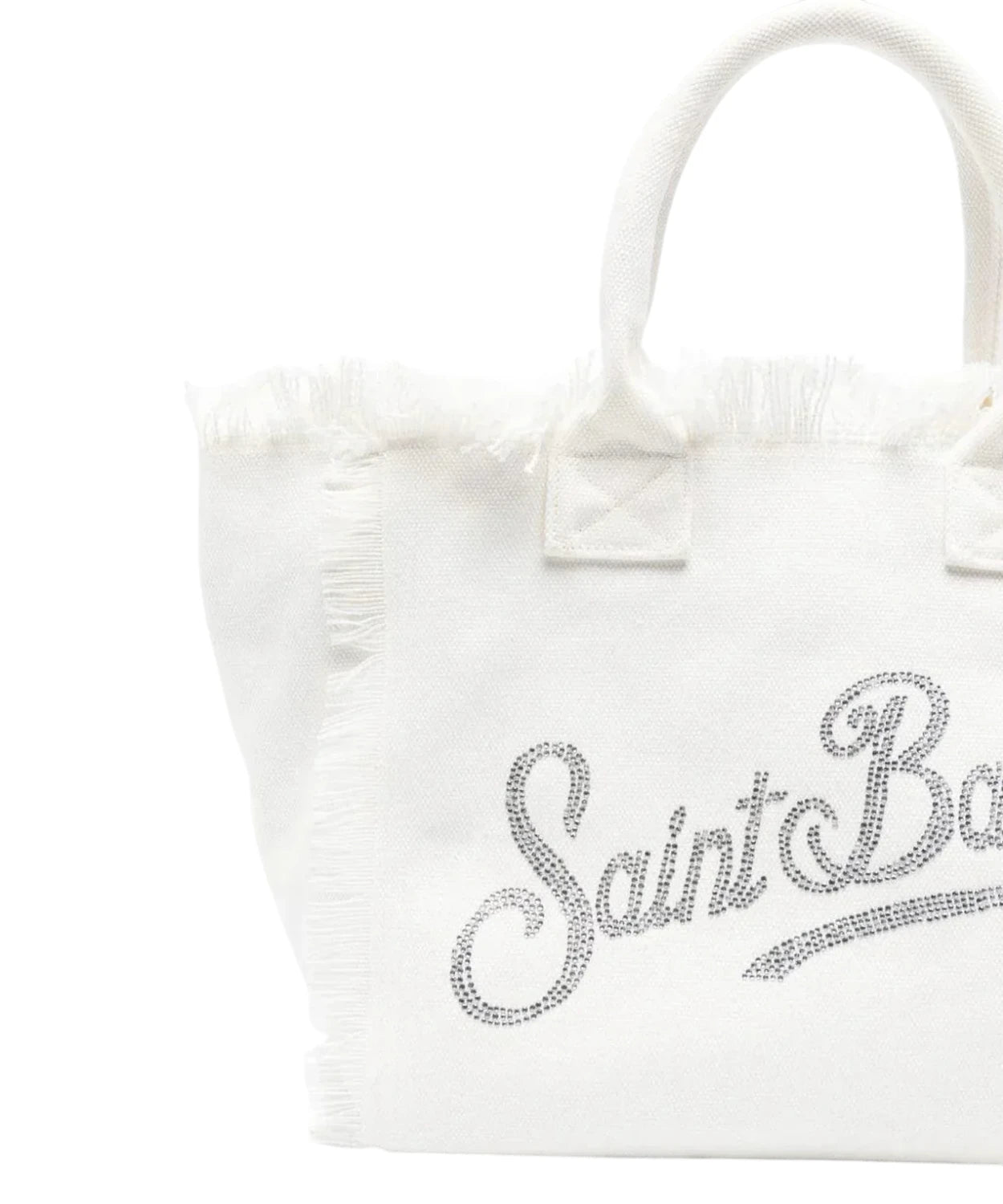 MC2 Saint Barth Vanity en toile avec logo strass